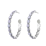 TTDGYYXW Aro con Cuentas para Mujer Pendientes Redondos Bohemios Vintage