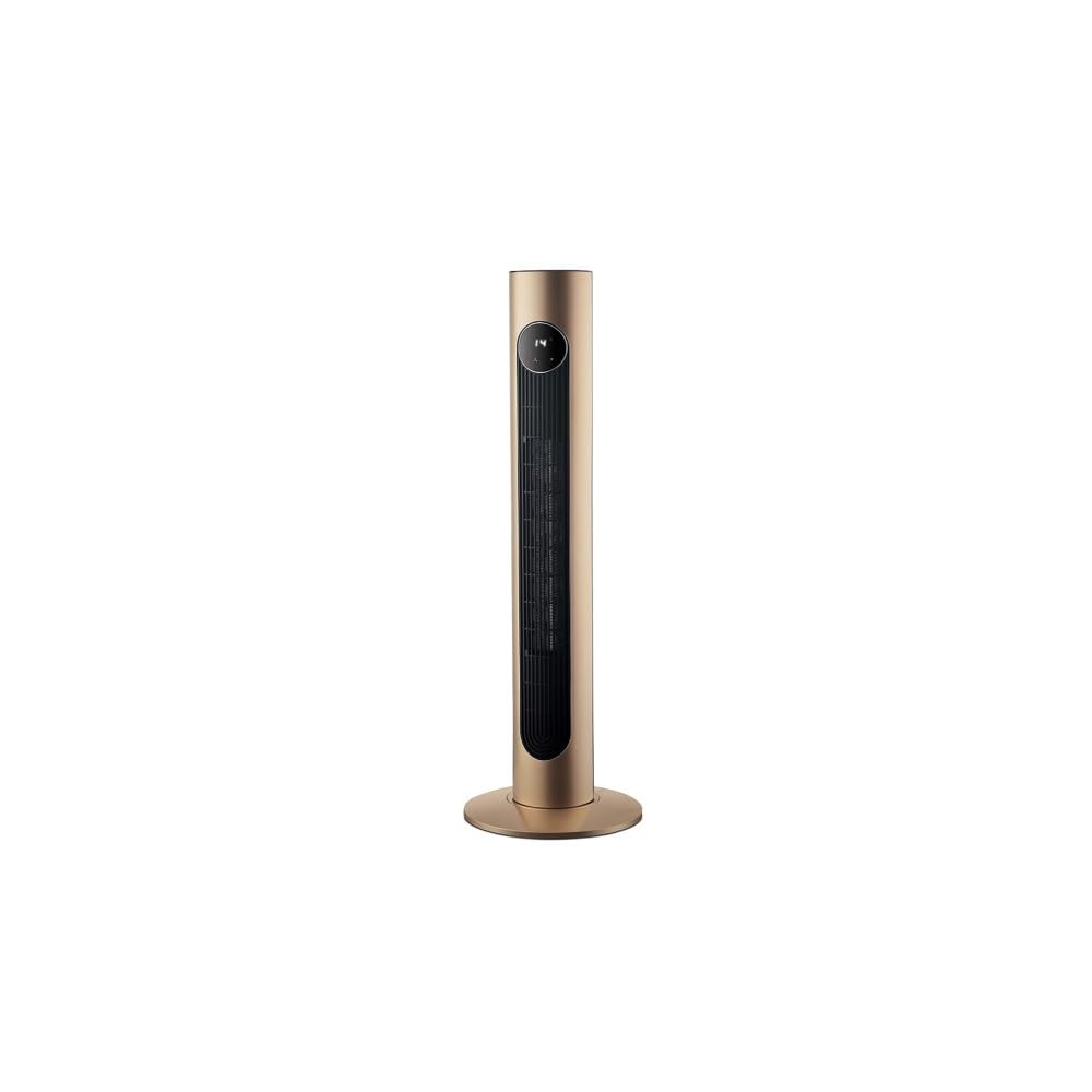 Akunadecor - Ceramiczny Termowentylator Pionowy 2000w Złoto Z Pilotem