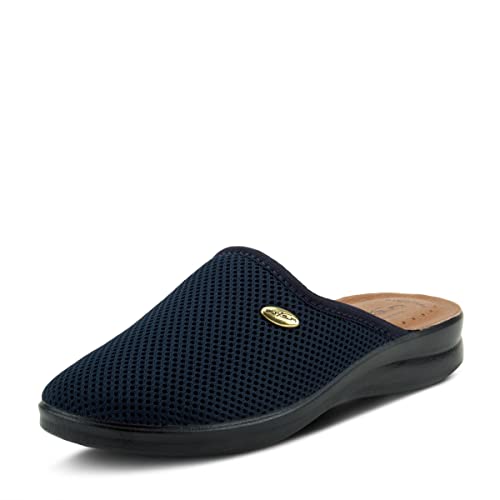 Image of Flexus Spring Step Scuff Slippers for Women - Lightweight Indoor Footwear with Flexible Round Toe Design