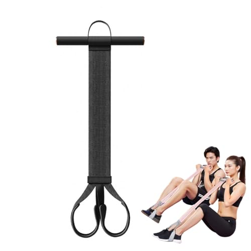Image of 2025 New Yoga Pedal Resistance Fabric Band with Handles Anti-Broken Elastic Sit Up Pull Rope for Strength Training 120lb Full-Body Excercise Band Portable Unisex Resistance Exercise Bands