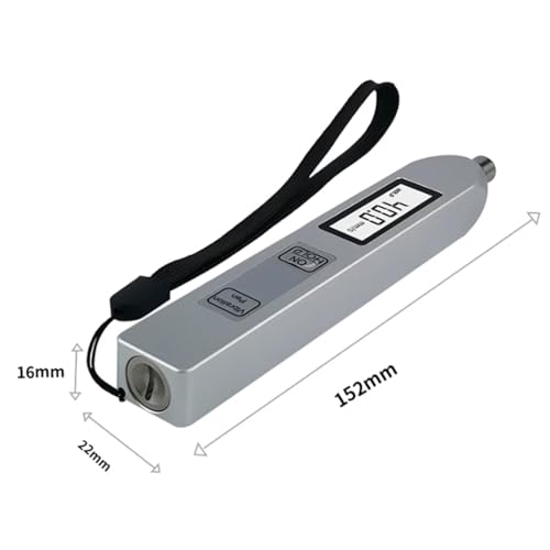 Probador de Vibraciones Analizador Digital de Mano con Pantalla LCD Retroiluminada, Rango de Medición 0,1-199,9 m/s² para Detección de Fallas Mecánicas