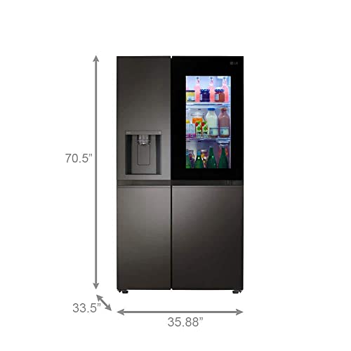Lg LRSOS2706D 27 Cu. Ft. Side-By-Side Instaview™ Refrigerator thumb #2