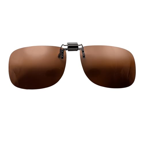 Image of OCCI CHIARI Polarized Flip-up Clip-on Sunglasses for Eyeglasses for Men and Women Outdoor /Driving UV400