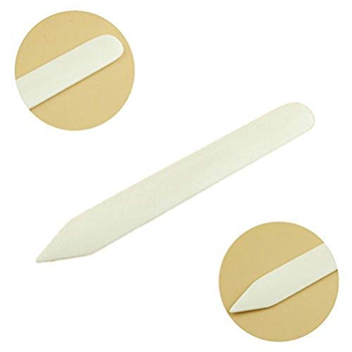 Bone Folder Creaser Scoring Folding Creasing Paper Leather DIY Craft Tool,white (5 Pcs) - Thumbnail 3