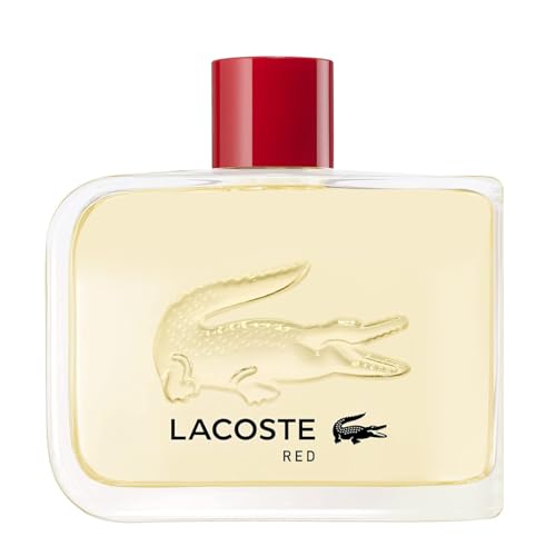 LACOSTE RED Eau de Toilette, sinnlich-warmer Herrenduft mit Patschuli, Vetiver und Kiefern-Noten für energetische Männer, 125ml – Ansicht 2