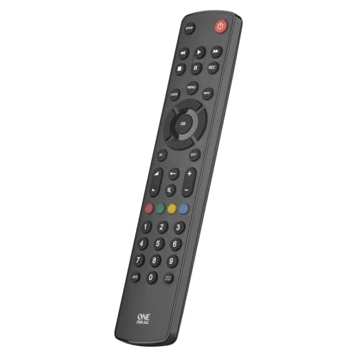 Televisor con control remoto universal One For All Contour TV - Control de TV/Smart TV - Garantizado para funcionar con todas las marcas del fabricante - URC1210