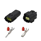 Demasiado Dj70216y-1.8mm sensor plug 3P automobile waterproof connector 4P cable male and female butt plug 6-core rubber shell 12 holes (Color : 2p, Size : 1sets)