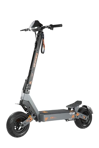 KuKirin G4 Elektroroller für Erwachsene Leistungsstarker E-Scooter für Pendler & Alltag bis zu 75 km Reichweite 11 Luftreifen Starke Federung klappbar IP54