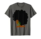 Afro Black Woman Natural Hair t-shirt T-Shirt