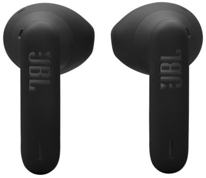 JBL Vibe Flex 2 Écouteurs Bluetooth sans Fil Intra-Auriculaires Noir avec Boîtier de Charge 40h Autonomie Smart Ambient Micro Intégré Appels Mains Libres Résistant Éclaboussures Audio Sport