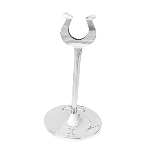 PRETYZOOM Sturdy Stainless Steel Table Number Holder Menu Card Rack Place Card Stand for Party Decorations