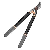 AIRAJ 52cm Hochleistungs-Astschere | bis 60mm maximaler Schneiddurchmesser | Bypass-Astschere | Mit stoßdämpfendem Griff | Scharfe SK5-Klingen | Dicke, harte Äste lassen sich leicht schneiden