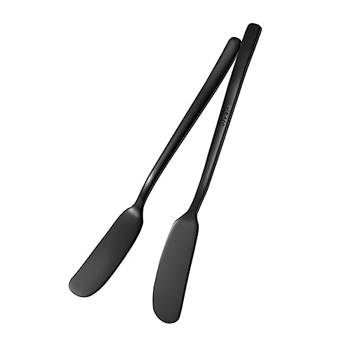 NAMOARLY 2pcs Stainless Steel Butter Knife Cheese Spreader Slicer Wiping Jam Blade Multi-purpose Kitchen Tool for Butter Cheese