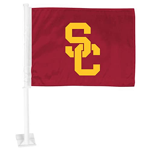 FANMATS University of Southern California Car Flag 2 pk