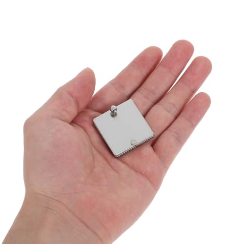 Healeved Tapa de Privacidad para Mirilla de Puerta Delantera, Ligera, de Cobre, Kit de Visor con Amplia Compatibilidad para Hotel y Seguridad en el Hogar, Plata miniatura 4