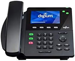 Digium D62 IP Phone 2-Line SIP with HD Voice, Gigabit, 4.3 Inch Color Display, Icon Keys