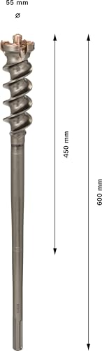 Foret Béton SDS-max Bosch 1618596457 – Ø 55 mm, Longueur 600 mm - vue 6