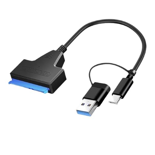 Cable SATA a USB 3.0/Tipo-C 2 en 1 hasta 6 Gbps miniatura 2