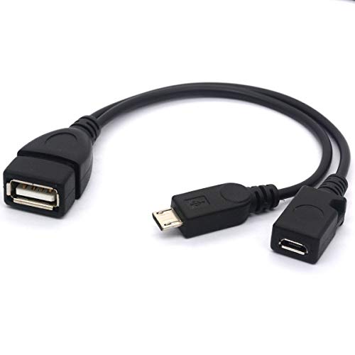 Cable divisor micro USB OTG adaptador USB 2.0 A hembra a micro USB macho convertidor de carga de datos