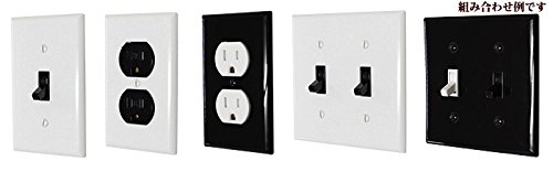 ⭐️1連オールブラック⭐️日本製⭐️アメリカントグルスイッチ⭐️スナップスイッチ Amazon | COOPER アメリカンスイッチ（トグルスイッチ）用スイッチ