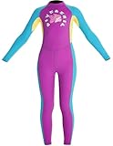 Youth Girls Boys One Piece Water Sports Sun Protection Rash Guard UPF 50+ Long Sleeves Full Suit Swimsuit Wetsuit