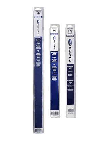 Subaru 2006-2007 Tribeca Front & Rear Windshield Wiper Blade Refill Set - SOA591U326R, SOA591U320R, SOA591R614 - Genuine OEM