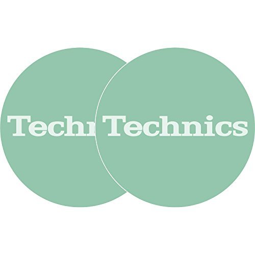 Slipmats Technics Turquoise - Logo White (1 Pair) Slipmat Factory