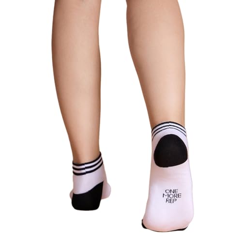 Image of Soft Cotton One More Rep Crew Socks White