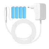 Zuverlässige Qualität: aus hochwertigem Material gefertigt. Im Gegensatz zu herkömmliche Batterien/Akkus, die nach 2-3 Tagen immer dunkler werden, kann dieser Batterieadapter die gleichbleibende Helligkeit garantieren (Hinweis: Nur für den Innenbreich geeignet)