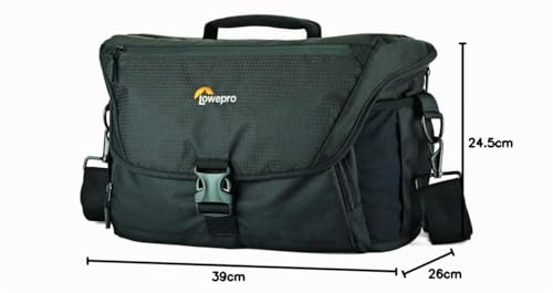 Miniatura 7 de Lowepro Nova 200 Aw Ii - Maletín Para Mensajero, Color Negro
