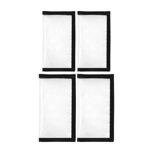 YROHGKPN 4 bolsas de almacenamiento de gancho, transparentes, impermeables, ideales para proteger cebos artificiales, accesorios de pesca de PVC