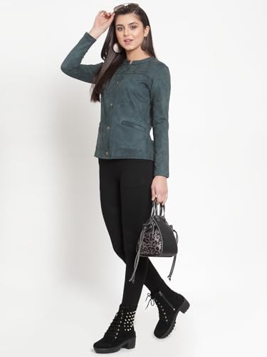 KASSUALLY green suede jacket – image 6