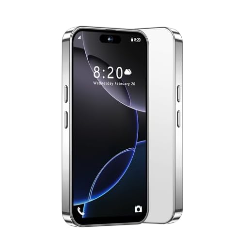 PrzSay mini Smartphone for Kids with 4.0 inch Small HD Screen, 3GB RAM+32GB ROM,4G Dual SIM,Android 10.0,WiFi,Bluetooth,FM,GPS Pocket Phone (White)