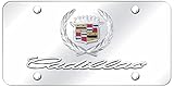 Au-Tomotive Gold, Inc. License Plate for Cadillac (Chrome on Mirrored)