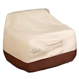Signature Living Set of 2 Outdoor Waterproof Patio Chair Covers, Durable 600D...
