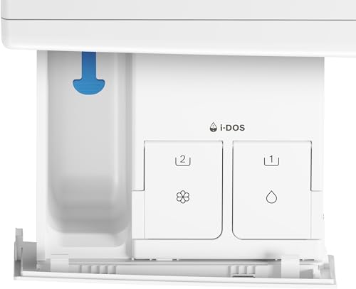 Bosch WGG154A10 Serie 6 Waschmaschine Frontlader, 51 kWh pro 100 Waschzyklen, 1400 UpM, 10 kg, weiß, i-DOS, Fleckenautomatik, EcoSilence Drive, Hygiene Plus