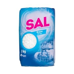 Sal lavavajillas Bosque Verde en grano Paquete 2 kg Pack 2