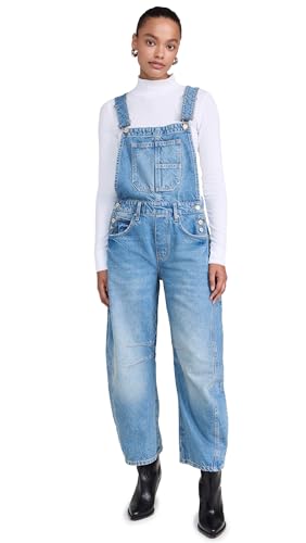 Free People Women's Lucky You Overall, Ultra Light Beam