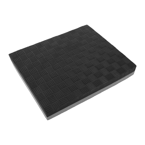 MOTHNUR Almohadilla Insonorizada Antideslizante para Licuadora, Alfombrilla Amortiguadora de Vibraciones 4 Cm (30x25 Cm) Negro y Gris, Accesorio para Procesadoras de Cocina