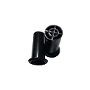 UNISHOPPE 1.5 Inch Size 2 Pcs Small Plastic Shiny Air Pass Tubes Long Size Black Colour for Subwoofer Cabinet. gallery image