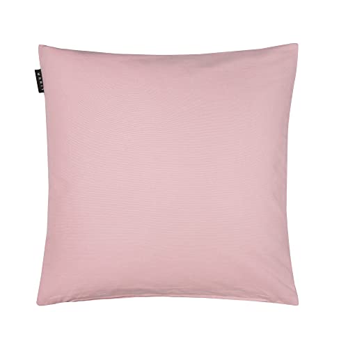 LINUM Annabell Elegant Kissenhülle 50x50 cm, 100% Baumwolle, Maschinenwaschbar, Altrosa