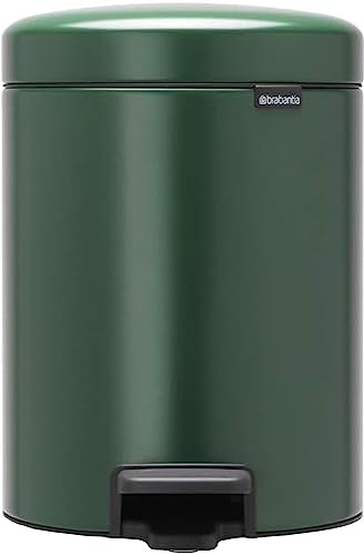 Brabantia Bathroom Pedal Bin, Pine Green, 5 Litre