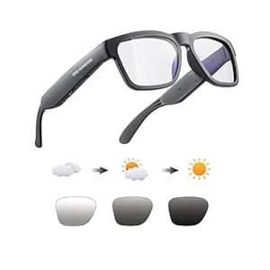OhO Audio-Sonnenbrille, Bluetooth 5.2-Version, kabellos, offenes Ohr, zum Hören von Musik und Anrufen