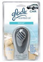 Glade Scented Oil .23 fl. oz. (7mL) Car Vent Clip Air Freshener, Ocean Blue Scent