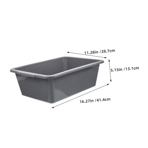 Contenedor de plástico rectangular Ciieeo con diseño multifuncional y gran capacidad 2