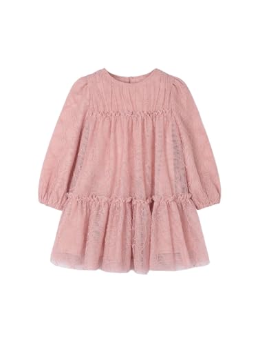 Vestido Mayoral tul fantasia niña maquillaje para damitas de honor