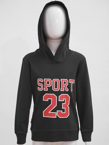 Kids Boys Girls Casual Fleece Sweatshirt Long Sleeve Print Hoodies Pullover Athletics Sweatshirts3