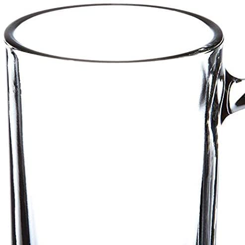 Vamb Llc Beer Mug 26 Oz Jumbo Thick Glass Sports Beer Stein With Handle & 2 Stainless Steel Ice Cubes #TOP3