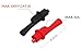 TestHelper AC15 Insulated Test Probe Push On Alligator Clips Crocodile Clamps Use for Test Leads Compatible with Fluke TL71, TL75, TL175,TL31,TL33,TL1500DC
