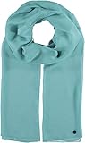 Handrollierter Saum FRAAS Damenstola, 67 x 180 cm, Seide Turquoise